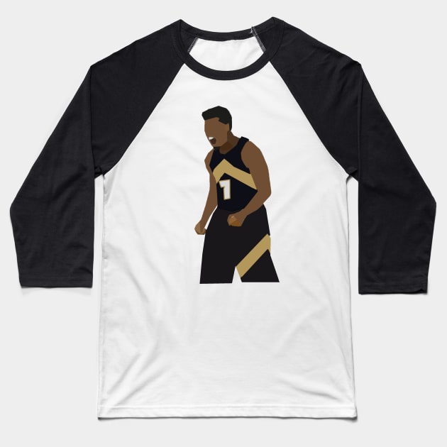 Kyle Lowry -Toronto Raptors Baseball T-Shirt by xavierjfong